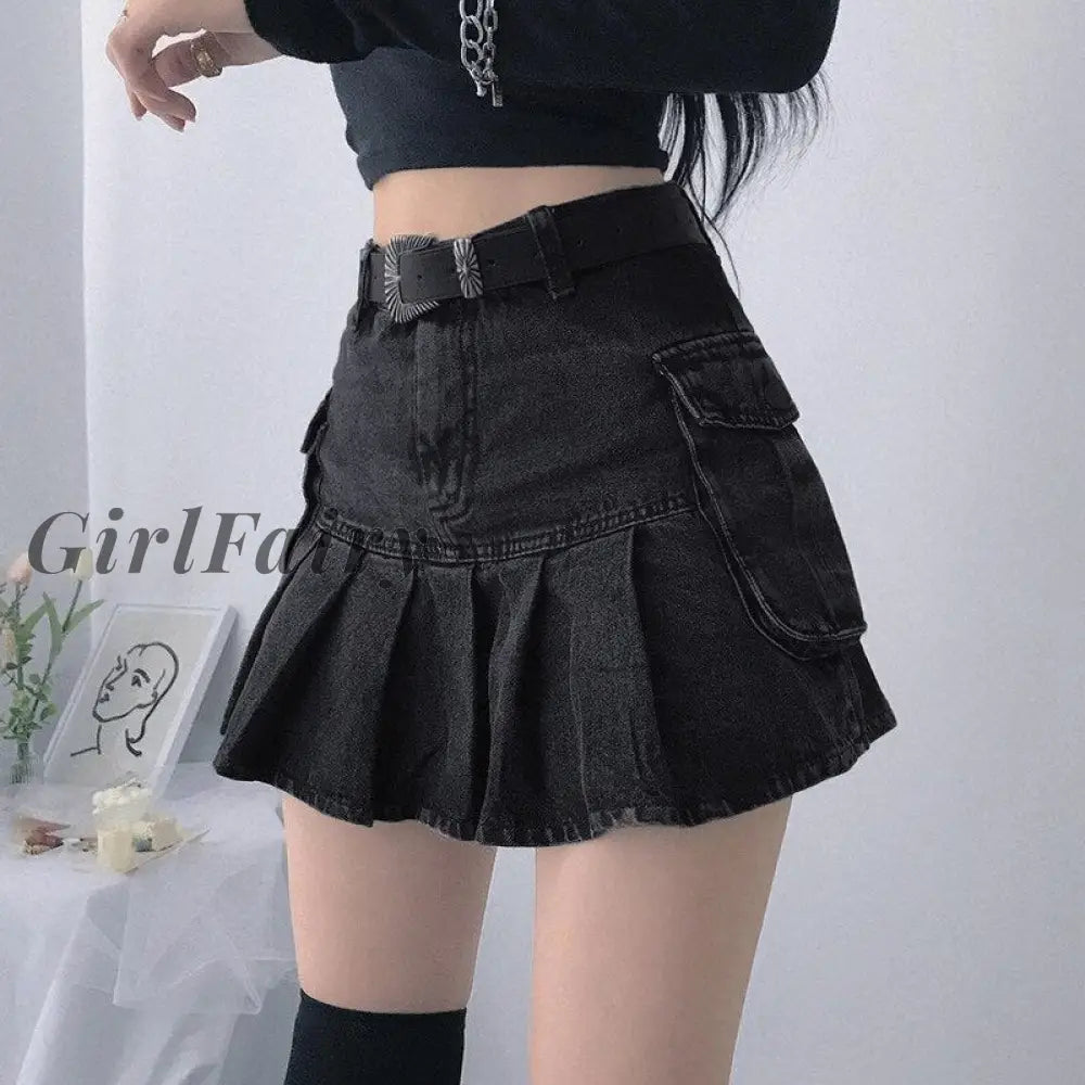 Mini skirts Dsquared2 - Black denim mini skirt - S75MA0881S30357900