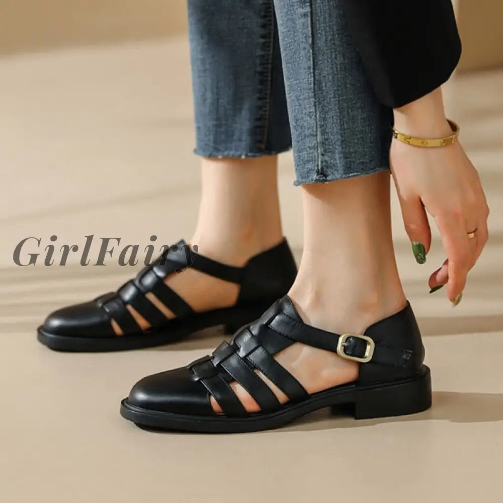 Children'S Summer School Shoes For Girls Black Leather Sandals Kids Fashion  Rhinestone Bow Sandals 2021 3 5 7 8 9 10 11 12 Year - AliExpress