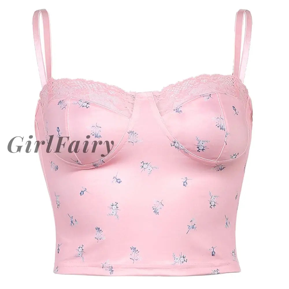 Only 14.43 usd for Sweetown Y2K Aesthetic Cute Flower Tops Women